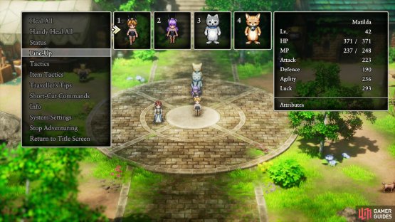 and their sprite will change to that of a bunny girl - a Dragon Quest classic!