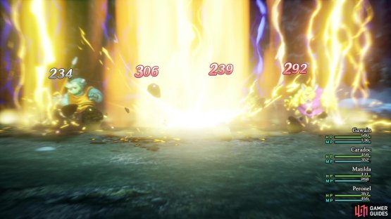 Caradoc is the “cleric” of the group, capable of buffing and smiting foes both in melee and with magic,