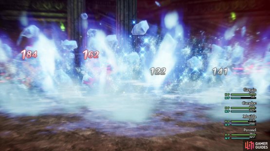 Matilda is an unconventional jack-of-all-trades character who can contribute to combat with debuffs, debilitations, and damaging spells and physical attacks,