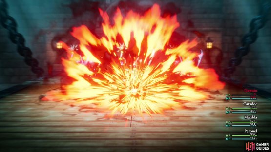 As the “mage” of the group, it’s no surprise that Peronel is good at blasting foes with powerful magics,