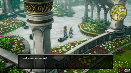 All of the Dog Suits are found as one-time treasures in mid-to-late game locations.