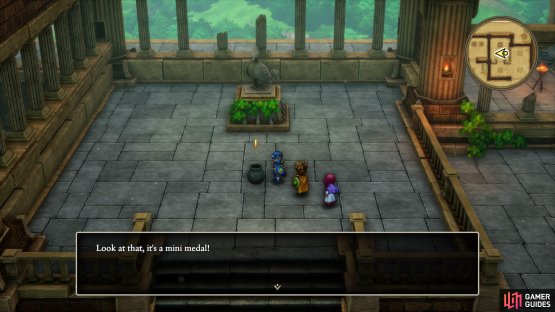 Check this pot on the second floor for a Mini Medal.