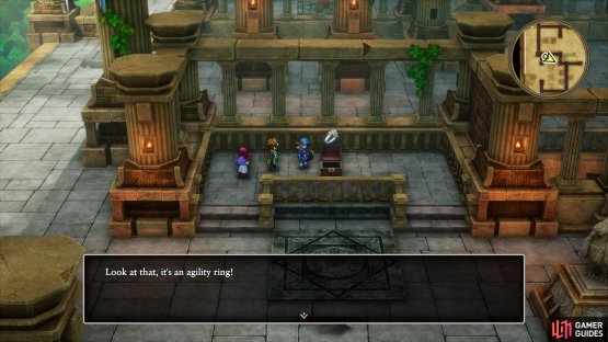 The Agility Ring is a great accessory for the main character, as he can be slow.