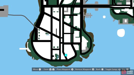 Head to the marked locations on the map