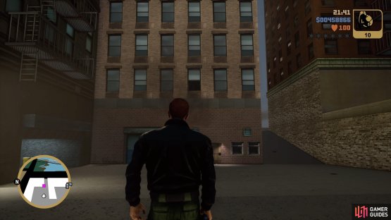 Stand in this position and throw a grenade to  cause Leon to flee 