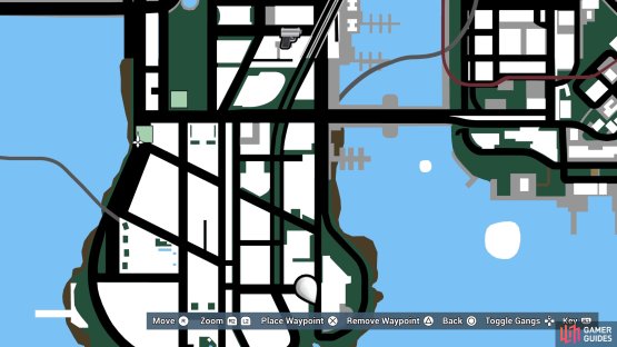 Head to the green squares on the map