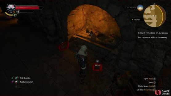 then loot some containers to complete the Treasure Hunt.