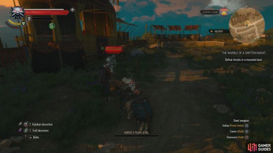 Defeat Anseis at a duel,
