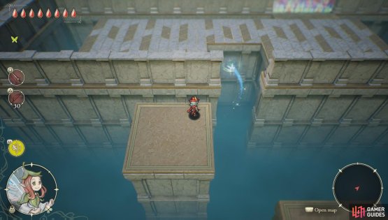 Faie can learn new powers or upgrade her existing ones by finding Shrines in the overworld.