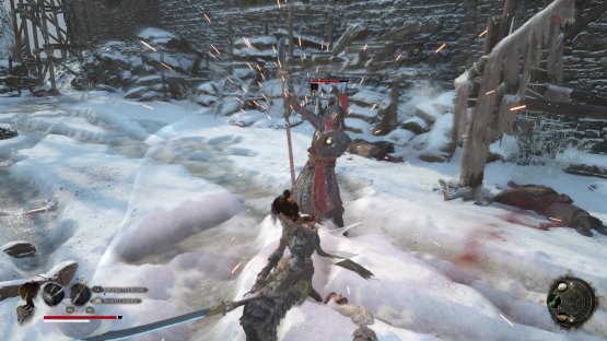 Alternatively, equip a Longsword and work on parrying their attacks.