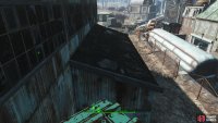then work your way around to the northern end of the building, where you’ll find a section of roof you can leap onto.