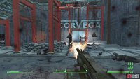 The exterior of the factory is crawling with Raiders.