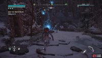 and follow the blue crystals.