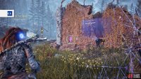 Find the small ruin south of the dam
