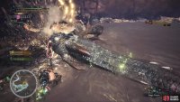 Even in its native element, the Jyuratodus is a large, slow target - a perfect target for heavy attacks