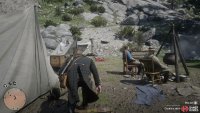 then sneak behind the two soldiers to claim the relics.