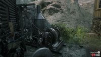 Use the nearby Steam Donkey to break Micah out