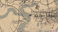 The location of the Catfish card on the map