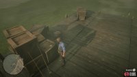It’ll be on a box on the dock
