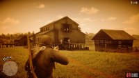 use Dead Eye as you approach the barn to take out the remaining enemies easily.
