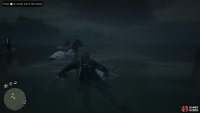 you only need to take one of the horses back to shore.