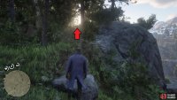 Head up the marked hill