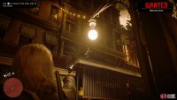 look to the balconies during the trolley shootout.