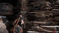 Look out for runic markings like these to see where you can climb.