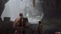 There’s a Lore Marker that you can’t miss as you delve deeper.