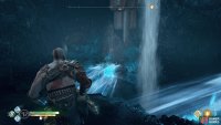 Take the sap from the end of the light bridge and throw it at the nearby coffin, then shoot it to gain access.