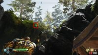Look above Sindri’s Shop to find the second Raven