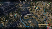 Travel west from the F.A.N.G. Center to the center of the Moccassin River