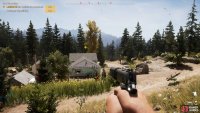 tag the enemies from here with your binoculars.