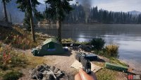 Head southeast of the Elk Jaw Lodge to find the secluded Salvage Camp