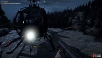 enter the helicopter from here to take cover against enemies.