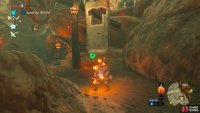 Run into the shop while on fire! It’s totally safe!