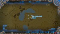 It is located right in the corner of an oddly shaped lake on Irch Plain.