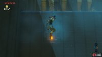 If you turn your camera to face left, you can see the switch once you are high up in the air