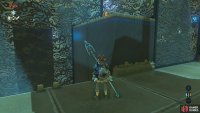 You can see the treasure chest if you turn around