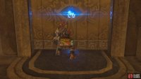 Aim carefully with a blazing arrow to open the doors