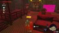 Run around the room’s perimeter to pull up these chests