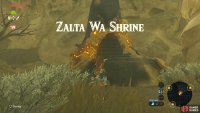 This Shrine is tucked away at the bottom of a small canyon