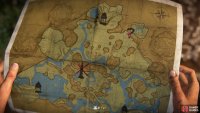 Mystery Ruin location on the map