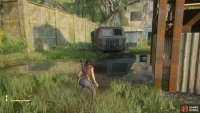 Turn around to find the truck parked up behind you