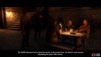 After a brief cut scene in which Henry fails to convince Sir Hans Capon to leave the tavern, a fight ensues. 