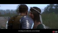 As you speak with Mirka about her brother Timmy, a group of bandits led by Morcock arrives. Mirka hurriedly tells you where to find Timmy before running off.