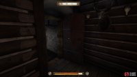 Access the tower through the door at the end of the hallway in the main living quarters.