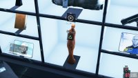 Watch the tablet with his memories on for a clue, followed by examining the statue