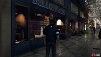 From your starting position, walk in a straight line down the highstreet