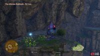Use the Runny Eggsoskeleton to reach a Sparkly Spot